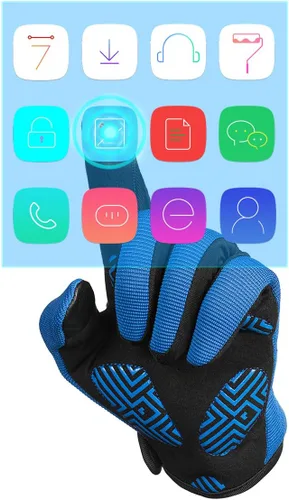 Vista 2 de Guantes de ciclismo Guantes deportivos de gel sin dedos y dedos completos para fitness, levantamiento de pesas, carreras, entrenamiento, escalada