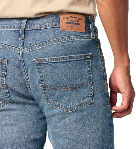Vista 5 de Levi Strauss Signature Gold - Jeans de ajuste delgado para hombre