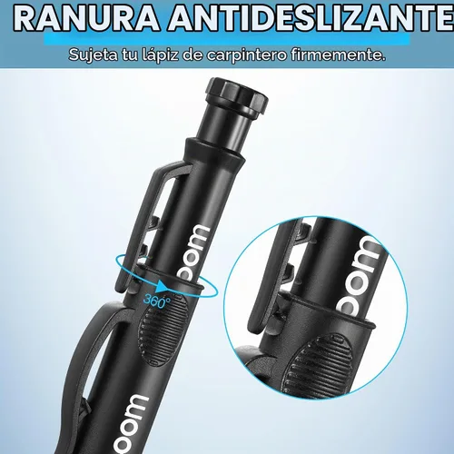 Vista 4 de Hiboom - Juego de 2 tapas de lápiz de carpintero con clip de bolsillo para carpintería