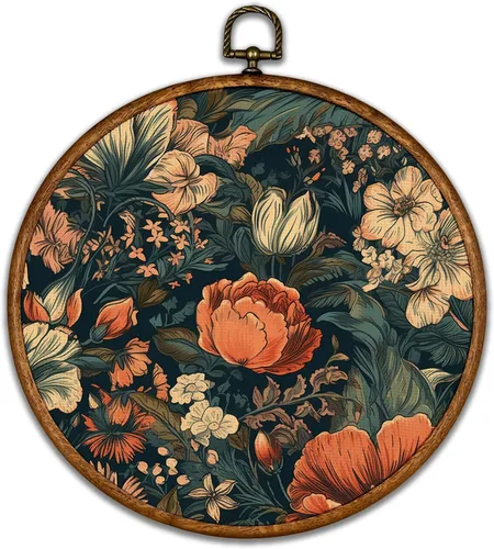 Vista 26 de KSDUT Arte de Pared con Pájaros - Chinoiserie Neutral Arte de Pared Moderno de Mediados de Siglo Marco de Lienzo Colgante Impresiones, Paisaje