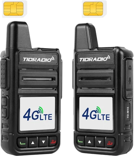 Vista 7 de TIDRADIO M15 Globla Rapid Walkie Talkies de largo alcance 5000+ millas PoC Radios