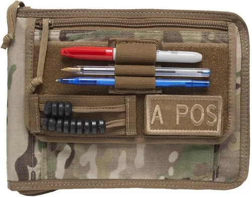 Vista 13 de TACTICAL NOTEBOOK COVERS Detachable Elastic Pen-Marker Loop Patch Hook Fastener Backing for Secure Attachment to Notebooks, Bags, and Gear Large