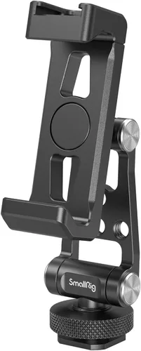 Vista 11 de SMALLRIG Soporte de trípode de metal para teléfono, soporte para teléfono celular con adaptador de liberación rápida para Arca-Swiss, soporte