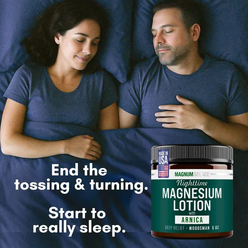 Vista 5 de Loción nocturna de magnesio con árnica – Alivio calmante y relajación, magnesio altamente concentrado para músculos y articulaciones – Aplicar