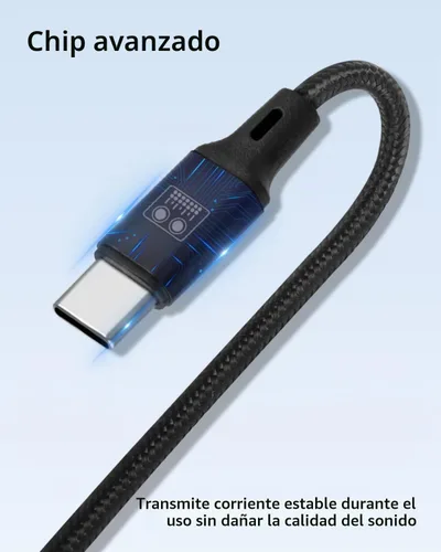 Vista 4 de GELRHONR Cable de tarjeta de sonido USB C OTG, 2 en 1, tipo C, cable de audio para transmisión en vivo, grabación, chat de voz, karaoke