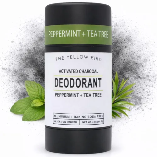 Vista 8 de Desodorante de magnesio para hombres y mujeres, desodorante natural, fabricado en Estados Unidos, sin aluminio y bicarbonato de sodio. Protección