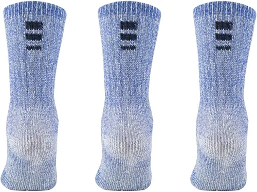 Vista 2 de MERIWOOL - Calcetines de lana merino, para senderismo para niños (3 pares)