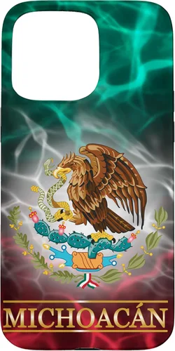 Vista 31 de Funda para iPhone 17 con la bandera de México de Michoacán - Orgullosa de las raíces mexicanas