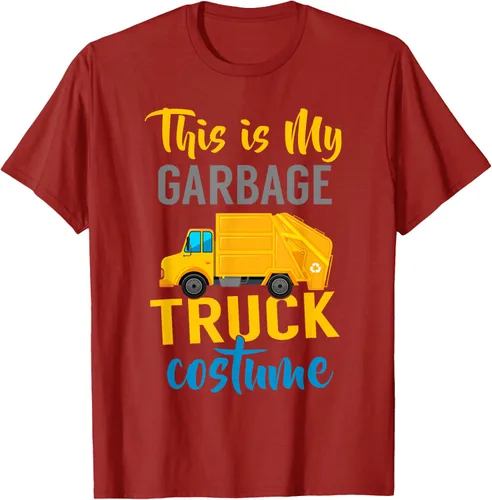 Vista 5 de Pijamas de camión de basura para niños Pjs niños ropa de dormir camisa