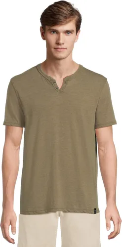 Vista 24 de Lucky Brand Venice Burnout - Camiseta de cuello con muesca y dos botones para hombre