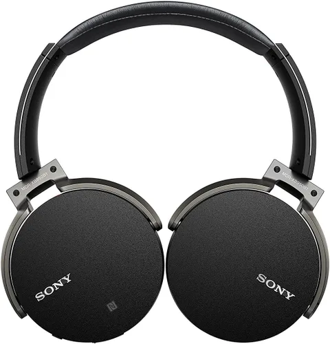 Vista 3 de Auriculares con Bluetooth y bajos extras Sony, con control por aplicación, color negro Negro