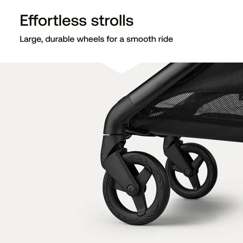 Vista 15 de Bugaboo Butterfly 2 - Cochecito de viaje ultracompacto plegable de un Negro (Heritage Black)