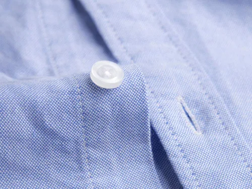 Vista 4 de ebossy - Camisa de vestir de manga larga con botones para hombre