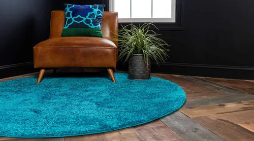Vista 296 de Unique Loom Colección Solo - Alfombra de área Calabasas (3 pies 3 pulgadas x 5 pies 3 pulgadas, rectangular, rojo)