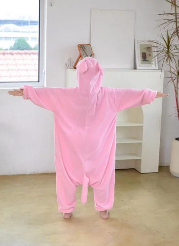 Vista 3 de unicorns family Pijama unisex de animales para niños, forro polar de lujo con bolsillo, disfraz de cosplay de una pieza para niños, Halloween