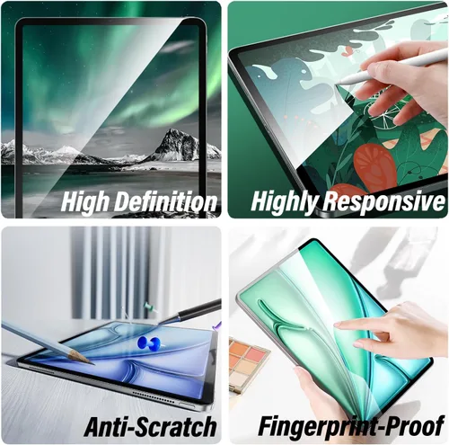 Vista 7 de Funda con teclado retroiluminado con panel táctil para Samsung Galaxy Tab A9 Plus de 11 pulgadas versión 2023, teclado inalámbrico retroiluminado
