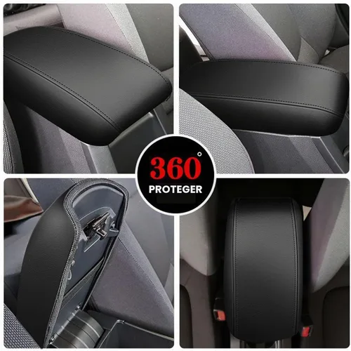 Vista 3 de Fundas para apoyabrazos para 2012-2017 Toyota Camry Fundas para consola para el 7º Camry