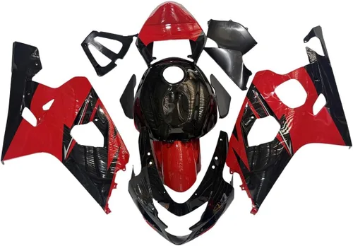 Vista 25 de Kit de carenado para Suzuki GSXR600 GSXR750 K4 2004 2005, carenados de inyección de plástico ABS, kit de carrocería BodyKit-Negro Strong & Durable