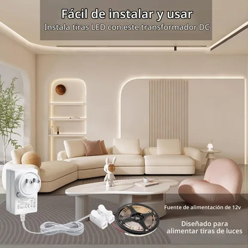 Vista 8 de Adaptador de fuente de alimentación de 12 V, 2 A, convertidor de 24 W CA/CC de 100 V-240 V a 12 voltios y extremos de cable desnudo + terminales