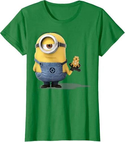 Vista 42 de Camiseta Despicable Me Minions Holding A Ginger Bread Minion Retrato Pequeña
