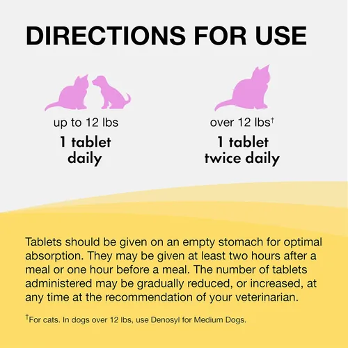 Vista 8 de Nutramax Denosyl para perros pequeños y gatos Brain & Liver Support Supplement for Cats and Dogs Up to 12 lbs, with S-Adenosylmethionine (SAMe)