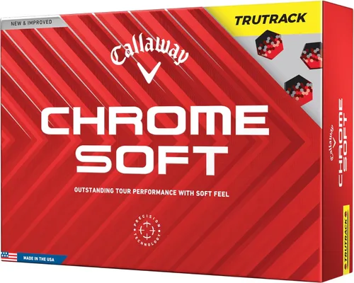 Vista 9 de Pelotas de golf Callaway Golf Chrome Soft Pista triple (blanco)