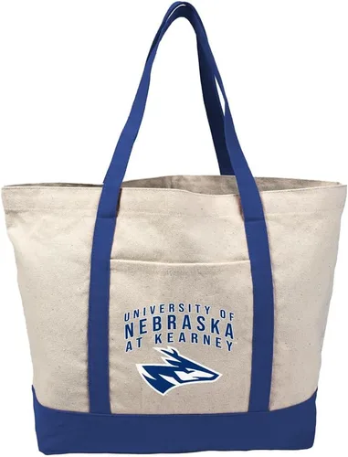 Vista 70 de Campus Lab Bolsa de lona con logotipo primario colegiado con bolsillo externo, bolsa de hombro reutilizable para ir de compras, playa Águilas A&m