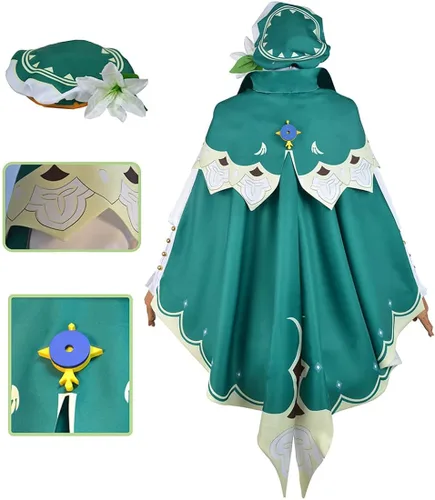 Vista 4 de Venti - Disfraz de cosplay para mujeres y niñas Halloween