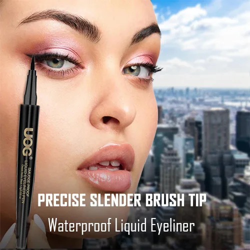 Vista 2 de UOG (United One Liquid Eyeliner Pen - Impermeable, a prueba de manchas y de larga duración (hasta 72 horas), secado rápido. Sin saltos, resistente a