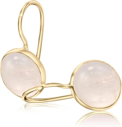 Vista 10 de 14K Gold Gemstone Drop Earrings - Birthstone Dangle - Solid Yellow Gold Dangle Earrings - Dainty Handmade Wedding Jewelry - Perfect Bridal or