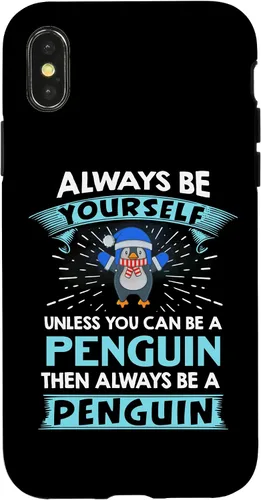 Vista 5 de iPhone 16 Penguin Shirt for Kids Boys Case