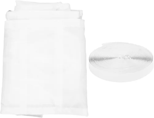 Vista 6 de Portable AC Window Seal Kit, Universal Size for Portable Air Conditioners Drawstring Structure Air Conditioner Window Seal with Extra Zipper Opening