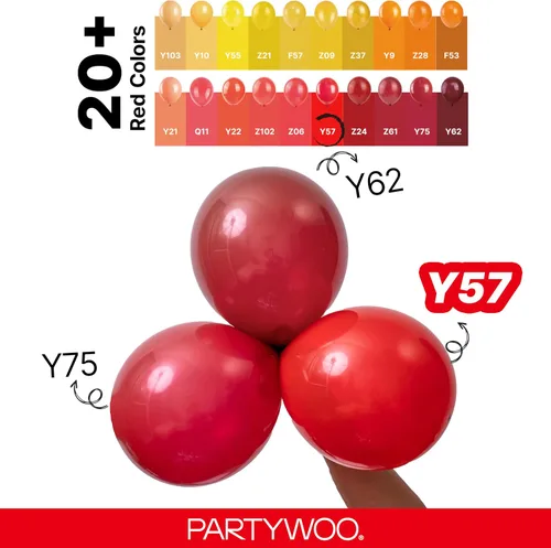 Vista 282 de PartyWoo 50 globos de látex color piel albaricoque, globos de helio boho de Albaricoque-f05