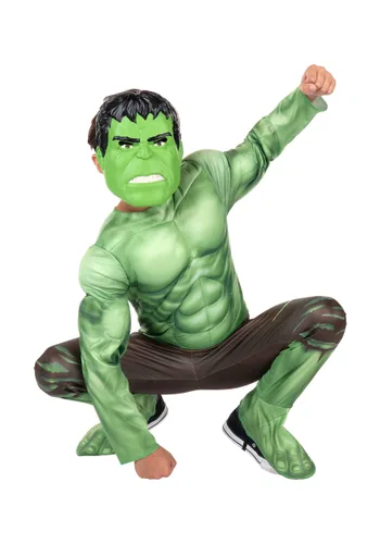 Vista 7 de Disfraz de Hulk Qualux para niño de Marvel Multicolor