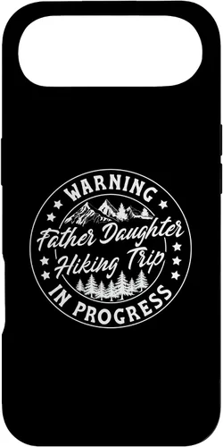 Vista 27 de Warning Father Daughter Hiking Trip in Progress Case for iPhone 17