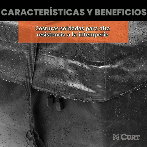 Vista 6 de CURT 18221 Bolso de equipaje para portaequipaje extendido