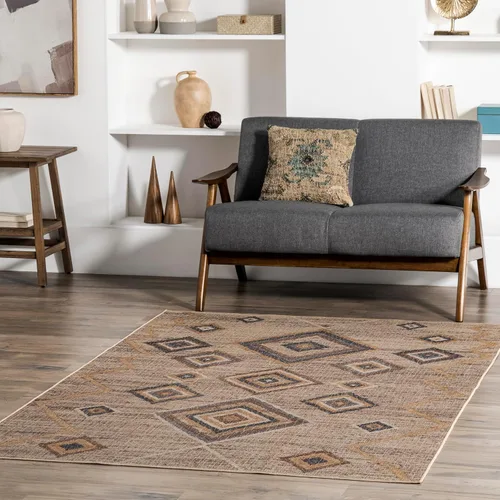 Vista 14 de nuLOOM Alfombra de Área Easy-Jute de 5' x 8', Lavable a Máquina, Antideslizante, para Sala de Estar, Dormitorio, Habitación de Niños, Guardería