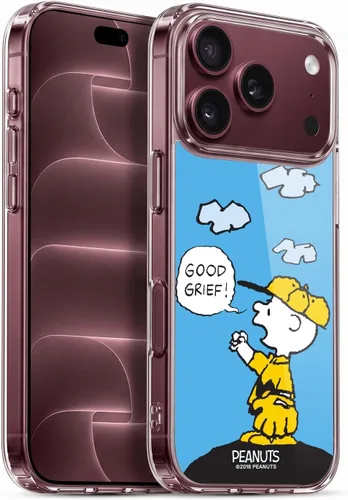Vista 202 de Head Case Designs Funda de gel suave con licencia oficial de Peanuts Autumn Charlie Brown compatible con Apple iPhone 7 Plus/iPhone 8 Plus
