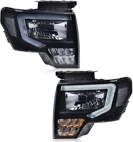 Vista 11 de PIT66 Conjunto de faros LED para F150 2004-2008, Lincoln Mark LT 06-08