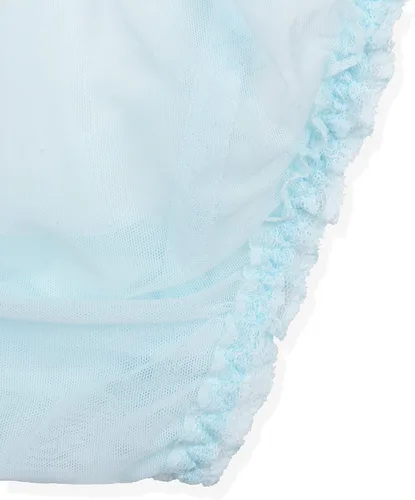 Vista 4 de Satini Bragas de bikini para mujer con volantes transparentes