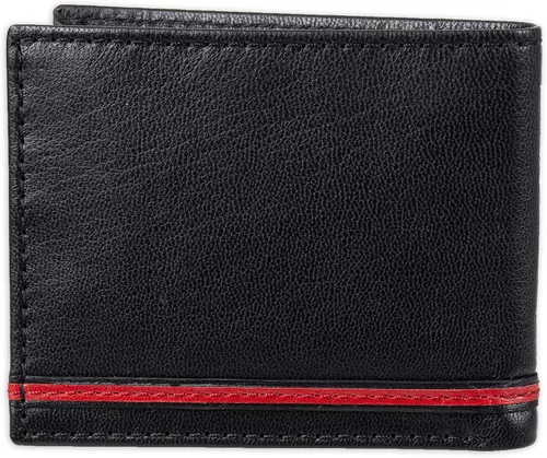 Vista 3 de Guess Men's Leather Slim Bifold Wallet