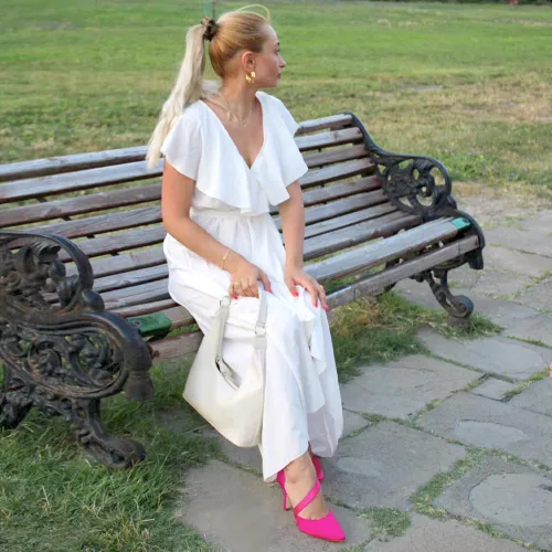Vista 6 de JENN ARDOR D'Orsay - Zapatos de tacón medio para mujer, tacones de aguja cerrados, punta cerrada, zapatos de fiesta para boda y novia