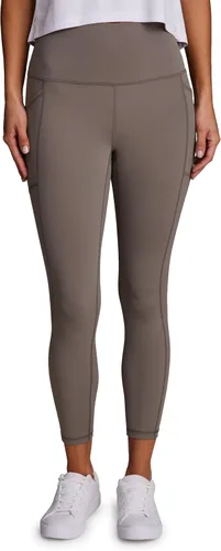 Vista 22 de RBX Leggings activos de cintura alta a prueba de sentadillas hasta el tobillo para mujer, leggings de yoga 7/8 con bolsillos 7/8 rojo polvoriento