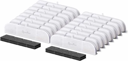 Vista 8 de DownyPaws Paquete de 6 filtros de repuesto para fuente de agua para gatos con pilas DPWFP6, juego de filtros de repuesto de 3 meses
