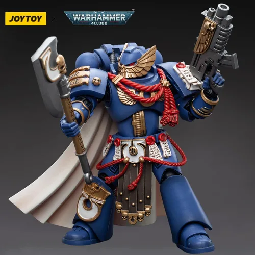 Vista 5 de JOYTOY Warhammer 40,000 1/18 Figura de acción Ultramarines Honour Guard 2 Colección Figuras modelo (4.88 pulgadas)