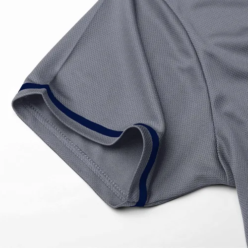 Vista 4 de Camiseta de béisbol para hombres y mujeres, uniformes deportivos hipster hip hop, camisas de manga corta para camisa personalizada con botones