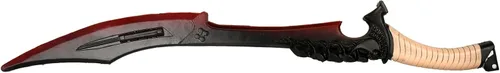 Vista 6 de HOTTERCOS Espada pirata de espuma falsa de fantasía de 25 "para Halloween