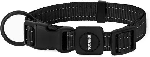 Vista 11 de Best Pet Supplies Voyager - Correa o collar reflectante para perro con asa de neopreno, para cachorros de raza pequeña, mediana y grande, bonita