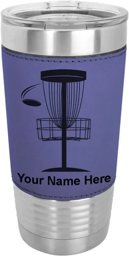 Vista 20 de LaserGram - Vaso personalizado de 20 onzas, Disc Golf (estilo béisbol)