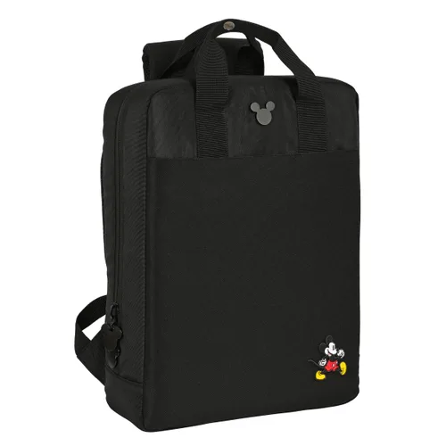 Vista 2 de Mochila para Portátil Mickey Mouse Clubhouse Negro 29 x 39 x 11 cm